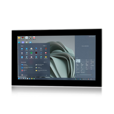 Large écran incorporé rocailleux IP65 Windows11 100*100 VESA Mounting de PC de 15,6 pouces