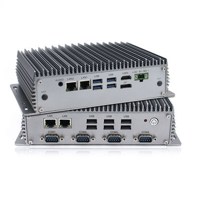 Rocailleux Fanless industriel de contrat du PC I5 d'OEM Win10 DDR4L MSATA mini incorporé