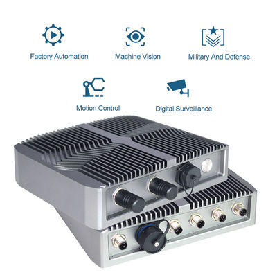 IP67 extérieur a enfoncé Linux Mini Pc Fanless, ordinateur industriel de Gpu de connecteurs de l'entrée-sortie M12