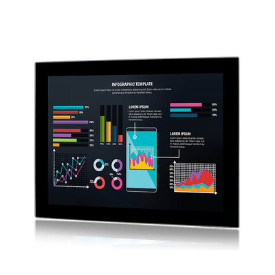 17&quot; incorporé écran de visualisation industriel de l'écran tactile Ip65 VESA Installation