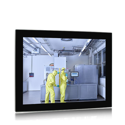 Moniteur d'écran tactile de C.C 12V Pcap, écran tactile capacitif industriel de 15 pouces
