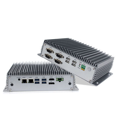 Double Lan Industrial Embedded Box PC d'ODM I5 8265U 24vdc pour des systèmes d'IOT