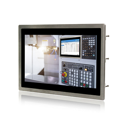 Affichage d'écran tactile industriel lavable d'IP69K 400cd/m2 incorporé VGA DVI