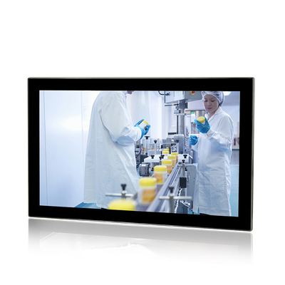 Contact du PC PCAP de panneau d'acier inoxydable Windows 10 RS485 IP65 pour l'automation industrielle