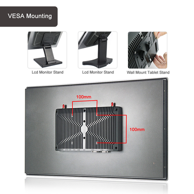 Système industriel Fanless de Linux Ubuntu Debian de la victoire 10 de soutien de PC d'écran tactile d'I7 8565U