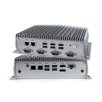 C.C 9V - 36V mini PC industriel Fanless Windows 10/Linux TPM 2,0 Intel 8ème Skylake-U SOC