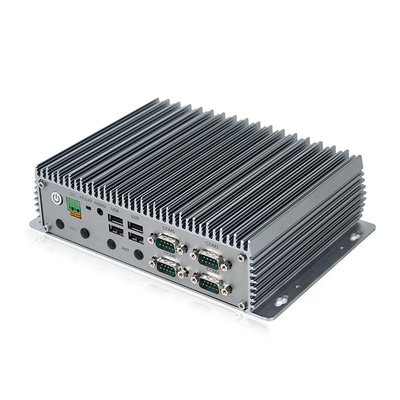 J6412 mini PC Fanless industriel de LAN Desktops Computer WIN10 LINUX RS232 RS485 du PC 3