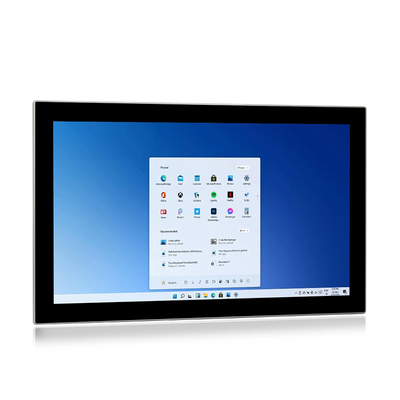 21&quot; résolution capacitive 1920 x du PC IP65 d'écran tactile double réseau 1080