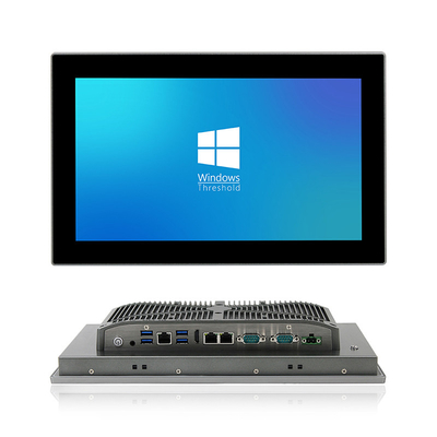 13,3&quot; PC d'écran tactile monté par panneau industriel d'Intel J6412 HMI d'affichage à cristaux liquides avec 2 RS485