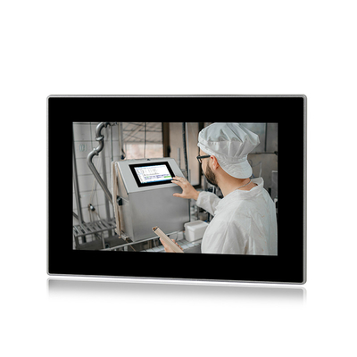 PC de panneau rocailleux d'Intel J6412 10 points PC capacitif d'écran tactile IP65 avec 3xRJ45
