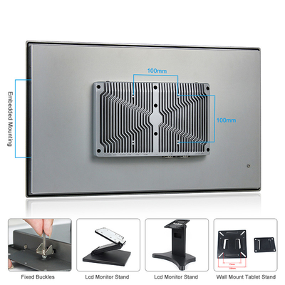 Écran tactile capacitif industriel sans ventilateur du panneau PC J6412 d'Intel Elkhart Lake de 21,5&quot;