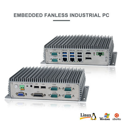 PC industriel 2*RS232 4*RS232/422/485 de Celeron J6412 Mini Embedded