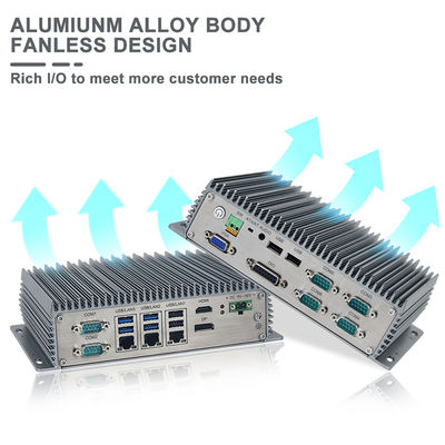 Fenêtre Fanless 11 de PC de Mini Industrial Embedded Box avec 6*COM