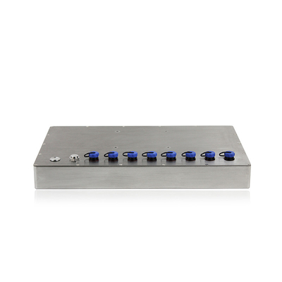 Tous dans un connecteur imperméable industriel d'entrée-sortie du PC IP66 IP69K M12 d'écran tactile