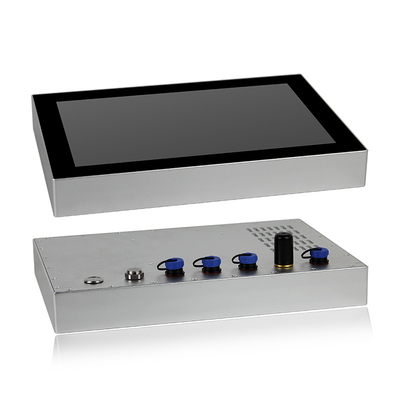12,1 » bâtis imperméables extérieurs I5-6200U Fanless de mur de PC d'écran tactile de TFT LED
