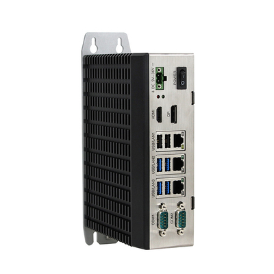 PC Fanless industriel de rail DIN mini Windows10/11 8gb avec le LAN de 3 X