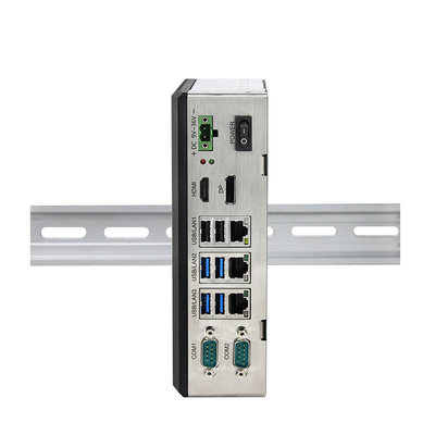 PC de Barebone de mini Ethernet industriel du PC J6412 3 de caisse d'alliage d'aluminium mini