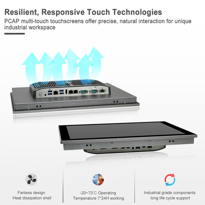 Tous dans un PC industriel 17&quot; d'écran tactile d'affichage à cristaux liquides bâti du mur Windows11