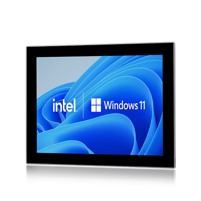 15&quot; écran tactile capacitif Fanless rocailleux IP65 du PC X86 Windows11 de panneau de support de mur