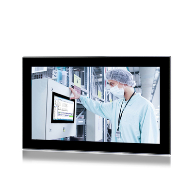18.5Inch industriel tout dans un avant IP65 d'unité centrale de traitement du panneau J1900 du PC HMI de  