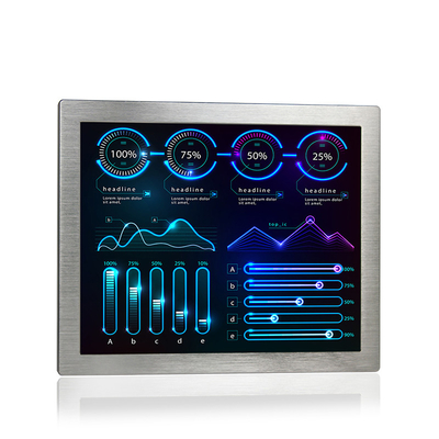 17&quot; contact capacitif imperméabilisent industriel tout dans un disque transistorisé 1280 x 1024 du PC 4G RAM 128G