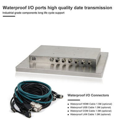 17&quot; contact capacitif imperméabilisent industriel tout dans un disque transistorisé 1280 x 1024 du PC 4G RAM 128G