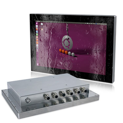 Écran tactile Fanless imperméable industriel de PC du panneau Ip66 de 12in avec le boîtier en acier inoxydable
