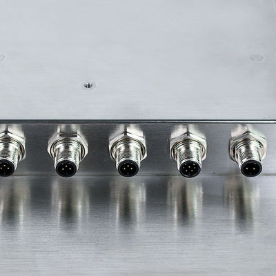 PC de panneau d'acier inoxydable des connecteurs M12