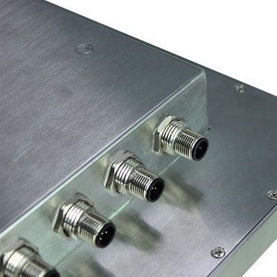 PC de panneau d'acier inoxydable de l'industrie chimique HDMI, ordinateur IP66 médical Fanless