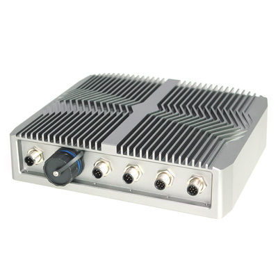 IP67 extérieur a enfoncé Linux Mini Pc Fanless, ordinateur industriel de Gpu de connecteurs de l'entrée-sortie M12