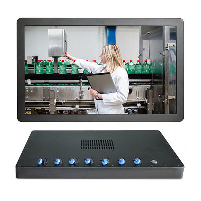 21,5" rocailleux écran tactile résistif de PC de panneau de Windows10 IP67