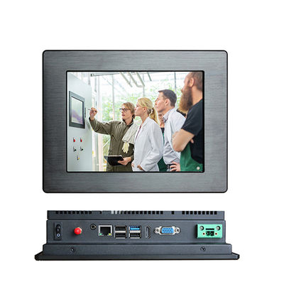 Écran tactile Fanless industriel de Dual Core 3855U AIO de PC de Linux Celeron mini
