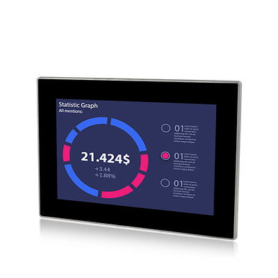 PC Windows de panneau de résistant à l'eau de 1280x800 SUS304 10 35W capacitifs