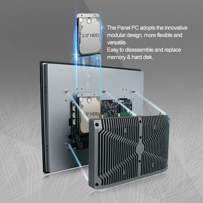 Intel I7 8565U Tpm industriel tout dans un PC RS232 d'écran tactile