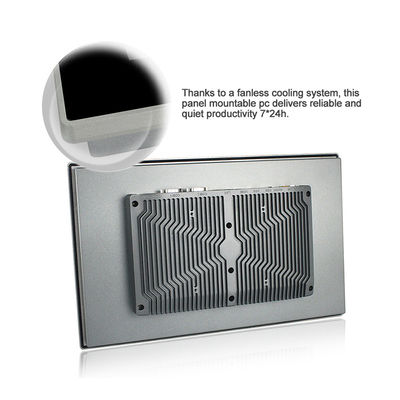 LAN industriel 4 USB 3,0 de l'écran géant 2 de PC de bâti du panneau 600Cd 15,6