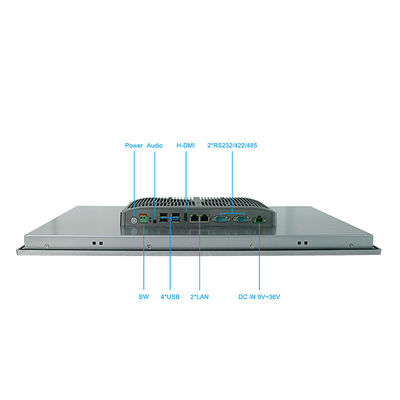 Automation Mini Pc rocailleux, ordinateur incorporé industriel de HMI de 21.5in