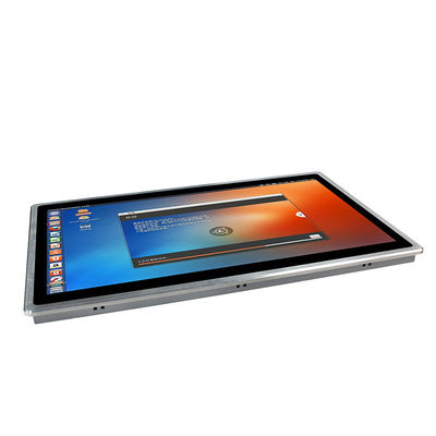 PC incorporé Fanless 24&quot; de contact d'IOT I3 8145U Windows 10 RS232 VGA PCAP