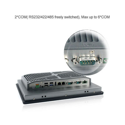 PC industriel de RS232 RS485, 12&quot; PC Fanless de contact résistif petit