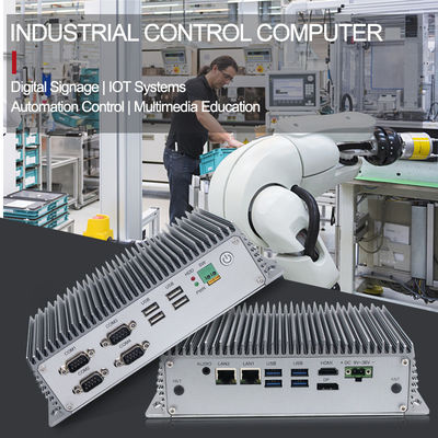 Contrôle industriel d'automation industrielle d'Intel Core I7 de ports de Mini Pc Fanless Two Ethernet