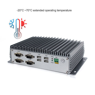 Double Lan Industrial Embedded Box PC d'ODM I5 8265U 24vdc pour des systèmes d'IOT