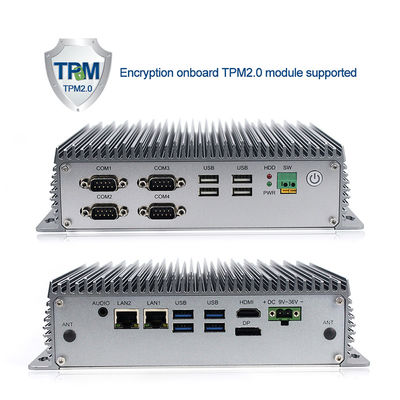 Ordinateur incorporé Fanless Mini Box Pc Windows 10 de Dual Core 2.1GHz