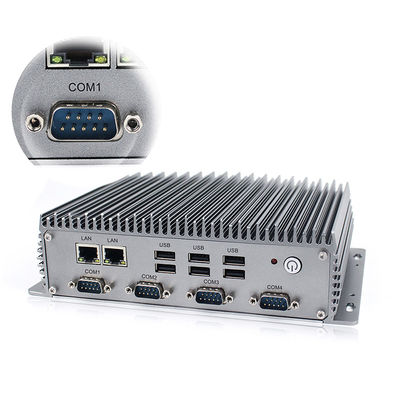Le noyau Fanless industriel rocailleux I3 Windows10 de PCs de boîte a enfoncé les ordinateurs industriels