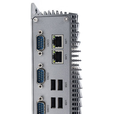 Mini PC Fanless industriel rocailleux Intel Core I3-8145U Dual Core 2.1GHz avec le LAN de 4 X