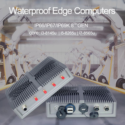 Le PC industriel de RS232 Windows, I7 8565U a enfoncé le PC micro Fanless de solutions d'ordinateur