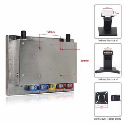 PC 12&quot; de panneau du chapeau IP69K de NTSC P lumière du jour pour le produit chimique alimentaire industriel