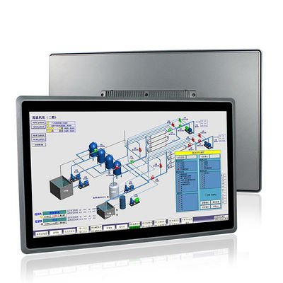 PC multi d'écran tactile de Linux HMI, 24 moniteurs industriels d'écran tactile de pouce