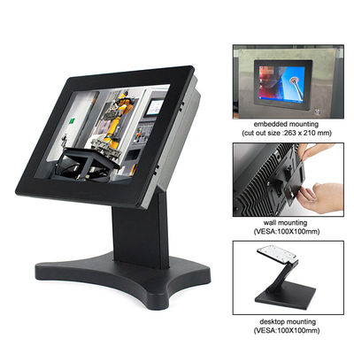PC Fanless industriel 35W de la FCC 10in le mini a enfoncé le PC I3-8145U d'écran tactile