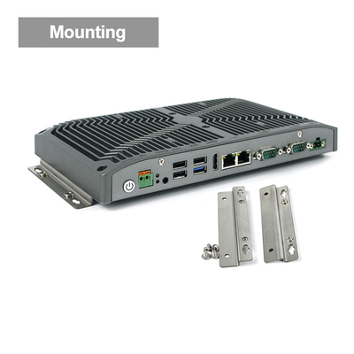 Unité centrale de traitement incorporée rocailleuse Fanless I5-8265U 25W de l'ordinateur DC9V de HDMI