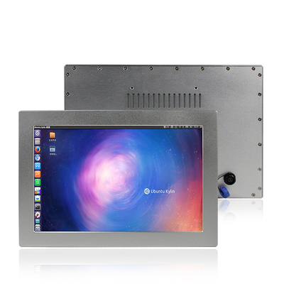 Moniteur industriel d'affichage à cristaux liquides du moniteur 450cd/m2 d'écran tactile d'affichage à cristaux liquides de VGA DVI IP69K