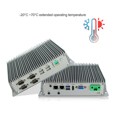 Le PC incorporé industriel Fanless de boîte a adapté le noyau aux besoins du client du quadruple J1900